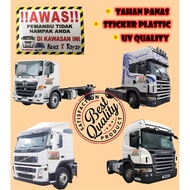 AWAS STICKER A4 SIZE / HALF SIZE UV QUALITY STICKER