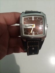 AMC JAM TANGAN FOSSIL LEATHER JR9990 ORIGINAL SECOND