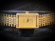 PIAGET Watch 女庄伯爵 14K包金 Gold Plated 石英Tank 首飾錶連包金錶帶連原廠伯爵錶盒 25mmx16mm