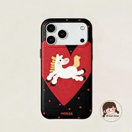 Luxury Cute Pony PU Leather Texture Phone Case For OPPO F31 Pro Plus F29 Pro F27 Pro Plus F23 F21S F