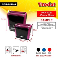 🔥Ready Stock🔥Trodat Self-inked Rubber Stamp,Trodat 4913 Cop Sekali ink dakwat siap