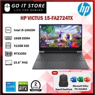 HP Victus 15-fa2724TX 15.6" FHD Gaming Laptop (i5-13420H, 16GB, 512GB SSD, RTX2050 4GB, W11) LAPTOP