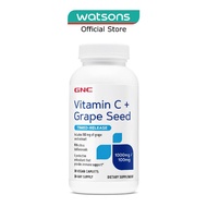 GNC Vitamin C+ Grape Seed Vegan Caplet 30s