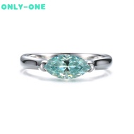5*10 MM Marquise Cut Moissanite Gemstone Engagement Ring Sets 925 Sterling Silver For Women Jewelry 