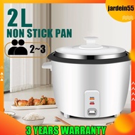 3 year warranty🍚2L rice cooker small/ periuk nasi elektrik/Non-stick pan for 2-3 people 電飯煲