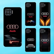 Oppo A93 Black Bezel Phone Case Audi Car Brand