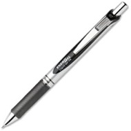 Pentel EnerGel Steel Tip Pen - Black