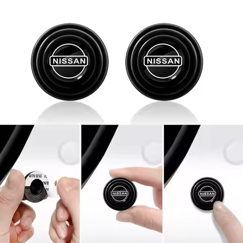 4Pcs/lot Car Trunk Sound Insulation Pad For Nissan GTR GT-R R35 370Z Fairlady Z Leaf Juke March Nism