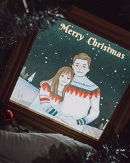 【客製化燈箱】似顏繪 小夜燈 床頭燈 禮物擺設⋯LED USB⋯