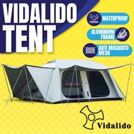 Vidalido vicore tent camping tent waterproof khemah besar Automatic outdoor Family tent Large Double