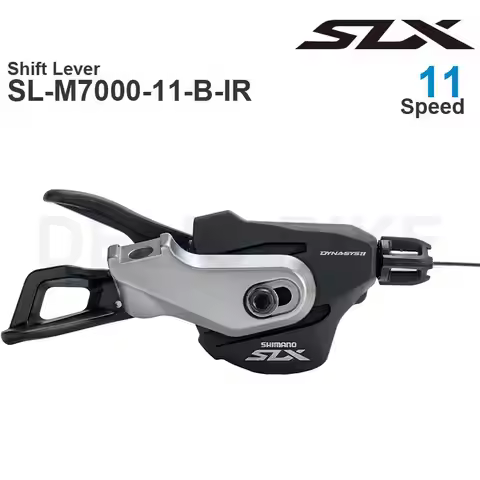 SHIMANO SLX M7000 Shifter SL-M7000-11-B-IR RAPIDFIRE PLUS - Right Shift Lever - I-SPEC B - 11-speed 