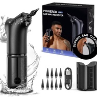 Ear Wax Remover - Hydropower Cleaning with 9 Reusable Tips, Safe Triple Jet Streams, USB Rechargeabl