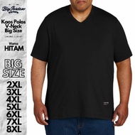 Men's V Neck T-Shirt Jumbo 2Xl 3Xl 4Xl 5Xl 6Xl 7Xl 8Xl Plain T-Shirt BIG Size