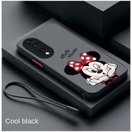 Honor 90 Pro 5G honor90 Lite X8a 5G X6s X6 Magic 5 Lite Cute Minnie Case Candy Color Casing Transparent Matte Bumper Back Cover