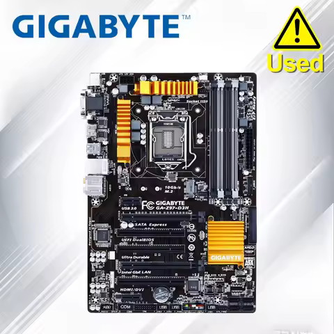 GIGABYTE GA-Z97-D3H LGA 1150 Intel Z97 HDMI SATA 6Gb/s USB 3.0 ATX Intel Motherboard