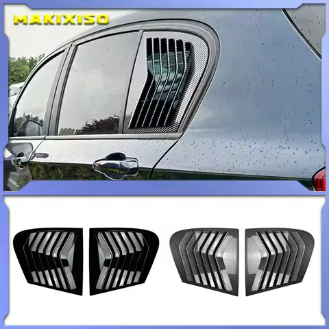Car Styling Rear Window Louvers Rear Triangle Window Shade Spoiler Bodykits For BMW F20 116i 116d 11