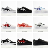 BAPE Bape STA Combo Casual Shoes Low-Top Sneakers Anti-Slip Sneakers Men Women Same Style