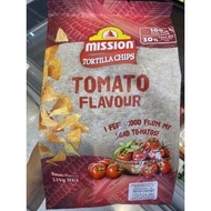 แผ่นแป้งข้าวโพด ทอดกรอบ รสมะเขือเทศ ตรา มิชชั่น 170 G. Tortilla Chips Tomato Flavour ( Mission Brand ) ทอร์ทิลล่า ชิปส์ โทเมโท้ เฟลเวอร์