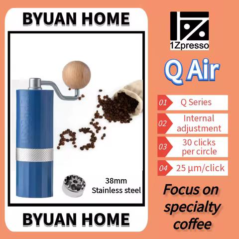 MINI 1PC 1zpresso Qair PC bottom heptagonal portable manual coffee grinder espresso coffee maker mil