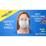 Safety Face Shield Reusable Goggle Face Shield Visor Transparent Anti Fog Layer Protect Eyes From Splash