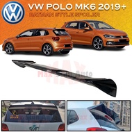 VOLKSWAGEN POLO MK6 2019+ BATMAN STYLE REAR ROOF SPOILER VW POLO HATCHBACK BATMAN SPOILER POLO HB BO