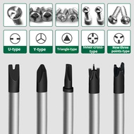 Special shaped triangular bull socket magnetic screwdriver tool U-type Y-type Inner cross-type New t