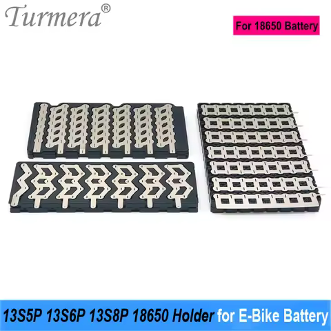 Turmera 18650 Battery Hoder 13S5P 13S6P 13S8P with Soldering Nickel for 48V 52V Electric Bike or E-S
