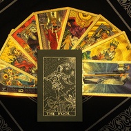 Gold Foil tarot Card Carrot Card tarot Color Print tarot Card PVC Waterproof tarot Card Manual Board