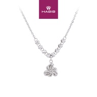 HABIB 750/18K White Gold Necklace GCT524