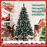 Christmas Tree 4FT/5FT/6FT/7FT Berry Pinecone Christmas Tree Snow White Tips Christmas Decor