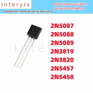 10pcs/lot Brand New 2N5087 2N5088 2N5089 2N3819 2N3820 2N5457 2N5458 In-line TO-92 Power Transistor 