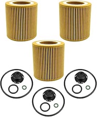 Oil Filter Kit Fit for BMW F20 F21 F30 F31 228i 320i 328i 428i 528i X1 X4 Z6 Replace 11427640862 HU8