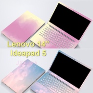 Afterglow Sticker Lenovo Ideapad 5 Three Sides Laptop Skin For 14" Inches Laptop Protective Film Waterproof Removable Laptop Casing Full Cover Anti-scratch