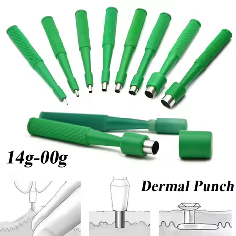 1PCS Disposable Professional Biopsy Dermal Puncher For Skin Tool Easy Use Sterilized Dermal Anchor P