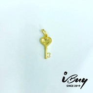 IBUY 916 Gold HONEYCOMB LOVE KEY PENDANT 916 (22K)
