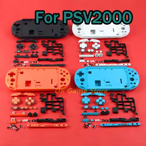 1set Housing Shell Cover For PSV2000 PSV 2000 Full Sets Front Faceplate Case with Buttons Kit for PS
