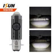 ISUN LAMPU LED UTAMA MOTOR H6 LASER P15D-25 KIPAS DEMON RGB 9-80V - DHIORA STORE