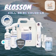 Blossom Hand Sanitiser Pocket Spray Non-Alcohol Sanitizer for sensitive skin 无酒精洗手液 Blossom 5L lite Blossom 5L Plus