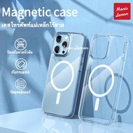 ⭐ส่งไวจากไทย⭐เคสใส เคสแม่เหล็กใส รุ่นใหม่ล่าสุด Magnetic Case for iPhone 13 12 11 Pro Max X XS XR 8Plus 8 แม่เหล็ก โปร่งใส เคส สำหรับ ไอโฟน ซองใส่โทรศัพท์