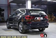 【868汽車百貨】全新 BMW G01 改 F97 X3M 後保桿含後輪弧。台灣 an 製造，PP材質，原廠 1:1 密