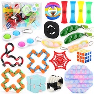 Fidget Toys Anti Stress Set Stretchy Strings Pop It Jumbo Popit Gift Pack Adults Children Squishy Sensory Antistress Relief Figet Toys