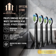 Philips Sonicare W2 Optimal White /W DiamondClean Brush Heads (HX6064) | BrushSync Smart Chip | 4-Pa