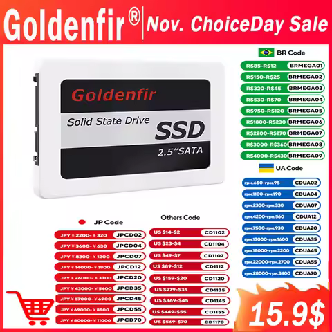 Goldenfir Hard drive disk 128GB 256GB 360GB 480GB 180GB 2.5 ssd 2TB 1TB ssd disk for laptop desktop 