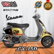 Stiker Striping Vespa Matic - Stripig Vespa LX-150 Variasi