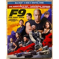 F9 THE FAST SAGA (The Director's Cut + Theatrical Version) - Blu-Ray + DVD BRANDNEW