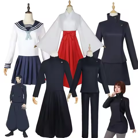 Just Saiyan School Gojo Satoru Geto Suguru Cosplay Kostuum Uniform Voor Vrouwen Jujutsu Kaisen Ieiri