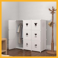 ARCADIA White 9 cube DIY Multipurpose Wardrobe Cabinet Clothes Storage Organizer Almari Rak Dropship