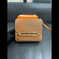 Hermes mini Roulis 
金棕金扣猪鼻子19