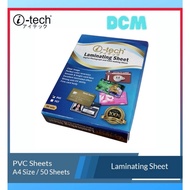 I-Tech PVC Sheet 50 Sheet Use For Making ID A4 size