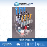 Dental composite Rack composite holder
